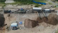 Система сортировки накопленных полигонных отходов