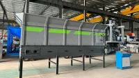 Разрыватель пакетов с конвейером для подачи отходов