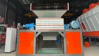 Стационарный предварительный шредер с двумя валами для отходов