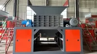 Стационарный предварительный шредер с двумя валами для отходов